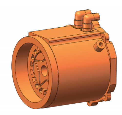 Water-cooled 380V three-phase permanent magnet synchronous motor-4.5kW