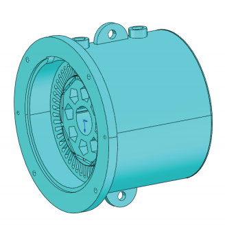 Oil-cooled 380V three-phase permanent magnet synchronous motor-90kW